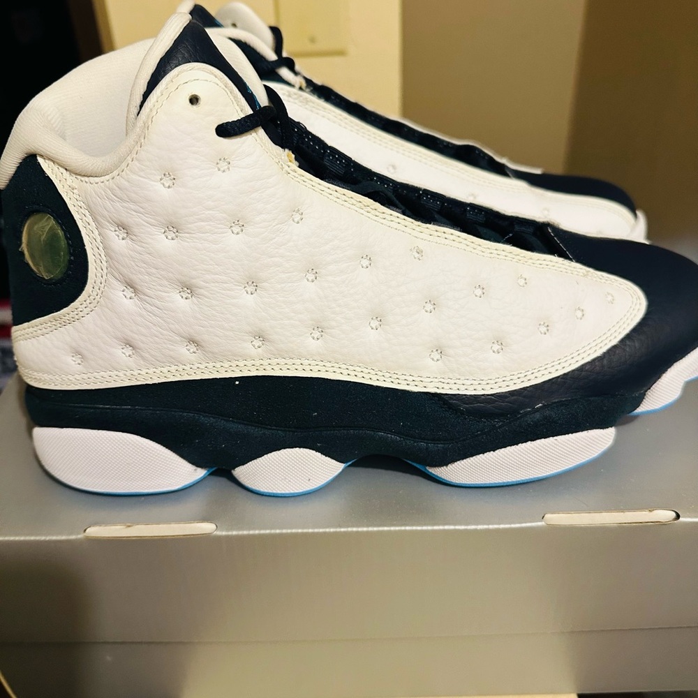 Jordan White and Black Athletic Shoes